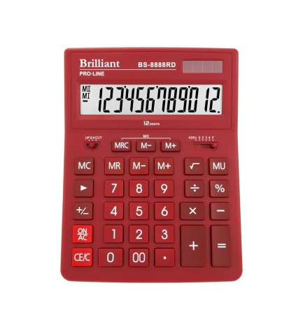 Калькулятор BS-8888RD 12 разрядов, 2-пит