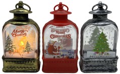 Ліхтар декор.новорічний світящ.LED "Д.Мороз,Олень,Ялинка" 15,5*4,7*8,5см 3в. в/в (20*12)