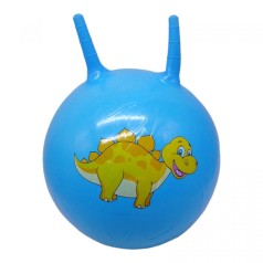 Мяч для фитнеса "Динозаврики" 45 см (голубой)