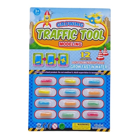 Растушка у капсулі Транспорт , 12 шт, капсула-транспорт, зростаюче у воді, на листі, 15-22,5-1см