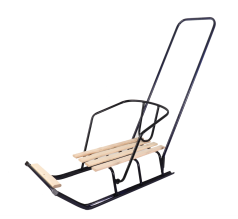 Дитячі санки A-Toys з ручкою з відкидною спинкою та підставкою для ніг сині (АРТ. 1.1 СИН)