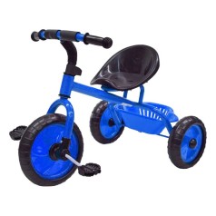 Велосипед детский трехколесный, синий (транспортировочная упаковка)