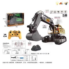 Р/К Екскаватор акум.металопластик,світло,звук,дім (30*15*40см) 