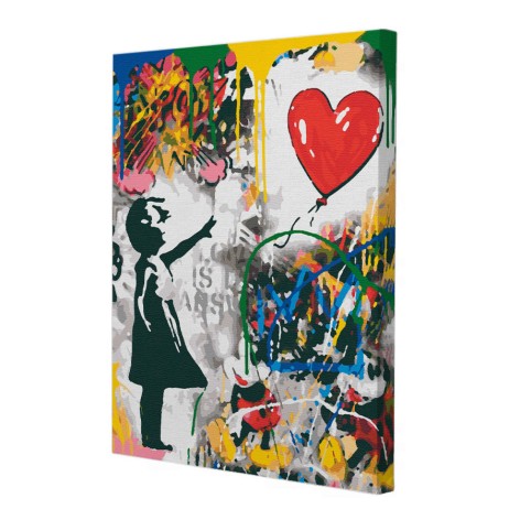 Картина по номерам Riviera Blanca Love is the answer 40x50 см (RB-0054)