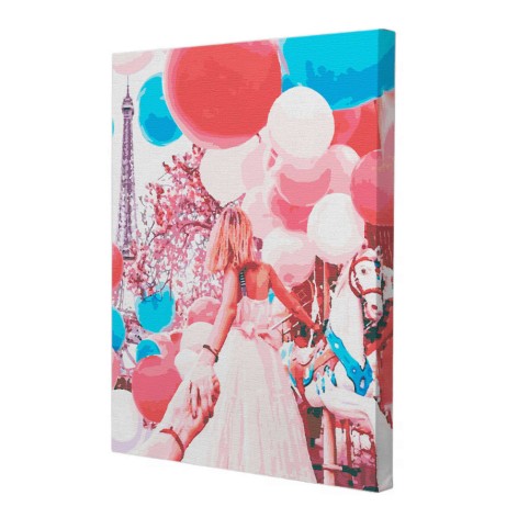 Картина по номерам Riviera Blanca Парижская карусель 40x50 см (RB-0340)