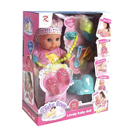 Многофункциональный пупс MIC "Tutu Love" 29 см с аксессуарами