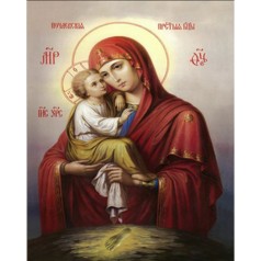 Набор для творчества алмазная картина Почаевская икона Strateg размером 30х40 см кв (HEG86048)