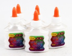 УЦЕНКА 30% Клей МЕТАЛІК срібний на PVA-основі, 88 мл