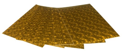 Кольорова ЕВА піна (Фоаміран) А4, 21х29, 7 см, 1,80 мм, 5 листів, жовтий