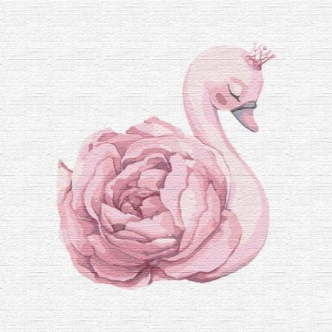 Картина по номерам "Принцесса лебедь"???