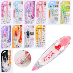 Набор для творчества декоративная лента, 12 видов, на листьях, 7-16-2см, 