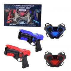 Пістолети з мішенями 2 бластери, 2 мішені, звуки, підсвічування, в коробці