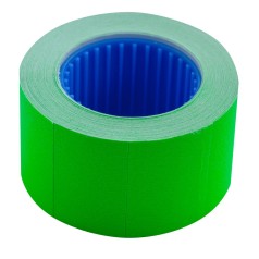 Ценник 26*16мм (375шт, 6м), прямоугольный, наружная намотка, зеленый