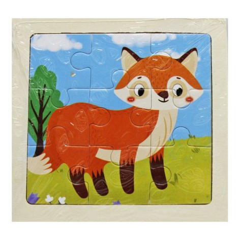 Деревянные пазлы с рамкой 