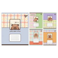 А5/18 кл. Yes Capy vibes, зошит учнівський шкільний ціна за 25 шт. //