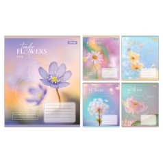 А5/36 кл. 1В Tender Flowers, зошит учнівський загальний, ціна за 15 шт. //