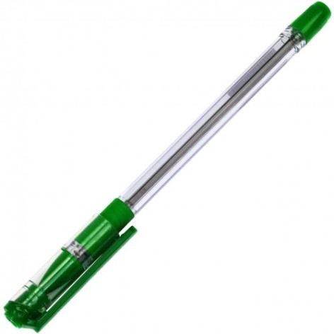 Ручка масляна Hiper Fine Tip HO-111 0,7 мм зелена 10 шт. в уп.