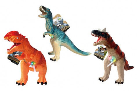 Динозавр озвученный, со светом, 3 вида 30*9*13 см