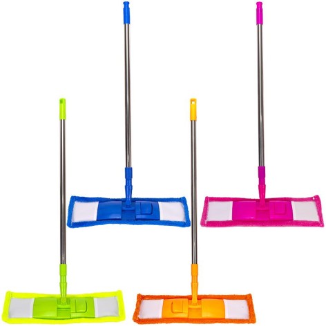 Швабра напольная микрофибра 122см, насадка 44*14см X2-234
