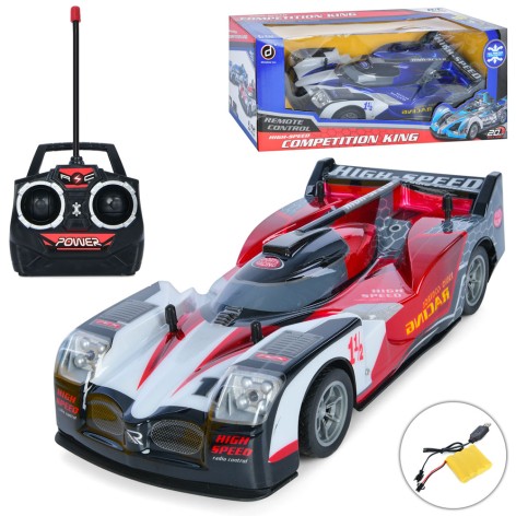 Радіокерована машина 1:12, акум, 34см,світло, гум. кол, амортиз, неб'ющ.корп,USBзар,2 види,у кор-ці,45-18,5-16,5см 