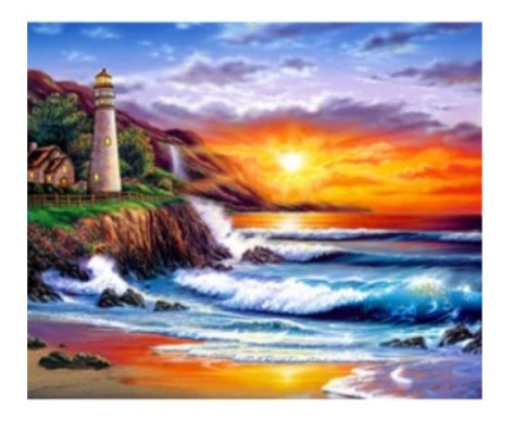 Алмазна мозаїка за номерами 30*40 