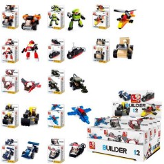 Конструктор Sluban транспорт, у коробці