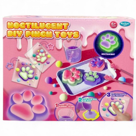 Набор для создания антистрессов (клей, формы, пакетики, аксессуары)