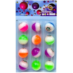 Мячик стрибунец 4,5 см (12шт на листе)