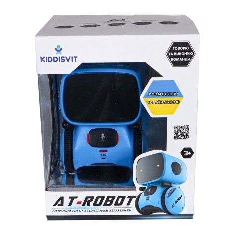 Інтерактивний робот з голосовим керуванням AT-ROBOT (синій) AT001-05-UKR
