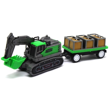 Спецтехника 268-24 3 вида, прицеп, инерция, в пакете