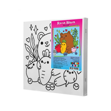 Набор для росписи по контуру для детей Riviera Blanca Урожай 25x25 см (КА-124)