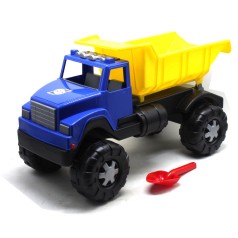 Вантажівка Інтер з пісочним набором синій+ жовтий