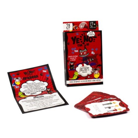 Карточная игра "YES NOT ДаНетки: Эксперт" (укр)