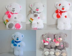 М'яка іграшка Ведмідь Тедді 39*26 см, 6 кольорів