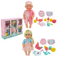 Набор игрушечный микс 2 вида, пупс, аксесс кор.40*10*33см /18-2/