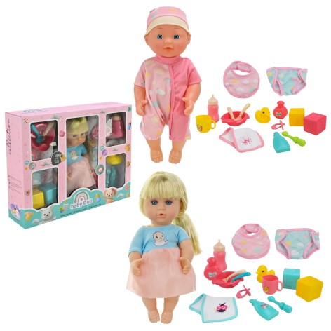 Набор игрушечный микс 2 вида, пупс, аксесс кор.40*10*33см /18-2/