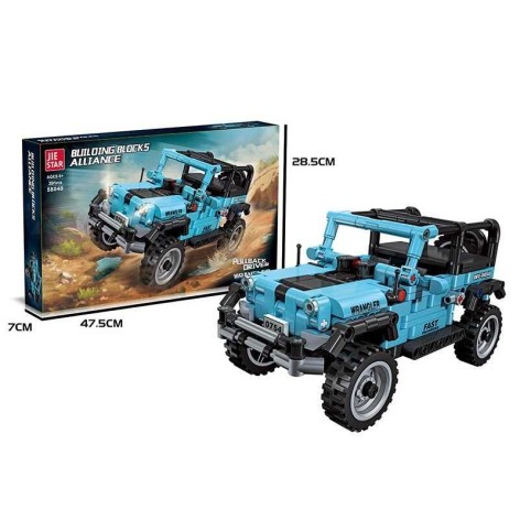 Конструктор 391 деталь, інерція, в кор. 43*29*7см 