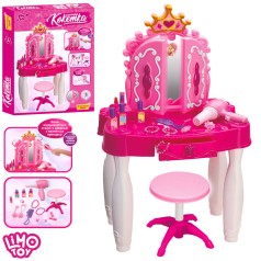 Трюмо детское Limo Toy "Маленькая кокетка" - стульчик и аксессуары, музыка, свет 661-21