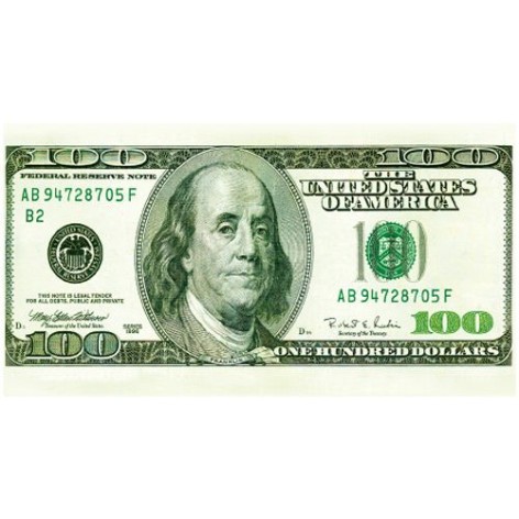 Конверт купюры 0999 (100 долларов)