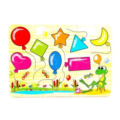 Пазли "Геометрія", 6 елементів