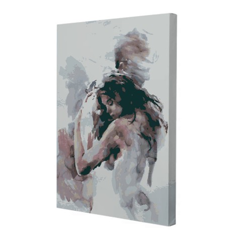 Картина за номерами Riviera Blanca "Обійми" 28x40 см 22 кольори (RB-0399)