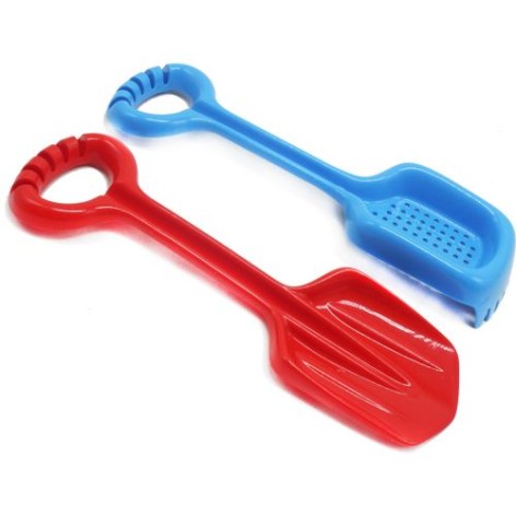 Лопатка + сито-граблі (червоно-синій)