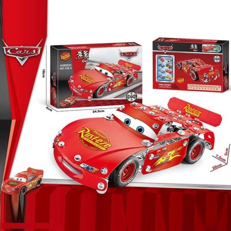 Конструктор металевий “Автомобіль”, інструменти, в кор. 