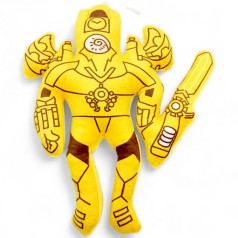 Мягкая игрушка "Скибиди Туалет", желтая, 27 см