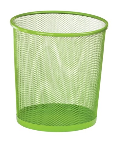 Корзина для паперів Zibi "ZB.3126-15" кругла металева салатова (ZB.3126-15)