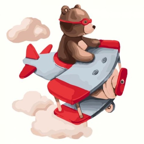 Картина по номерам "Путешествуя небом"???