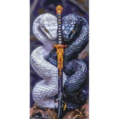 Картина по номерам с красками металлик 