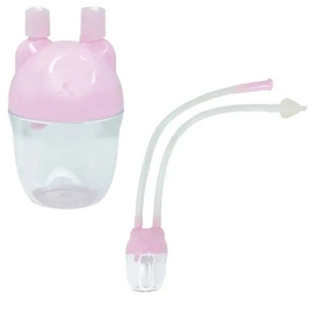 Аспіратор назальний в футлярі рожевий