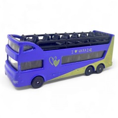 Модель металлическая, "TECHNOPARK: туристический автобус"
