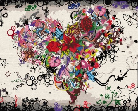 Картина за номерами: Любов у деталях 40*50 BS26541